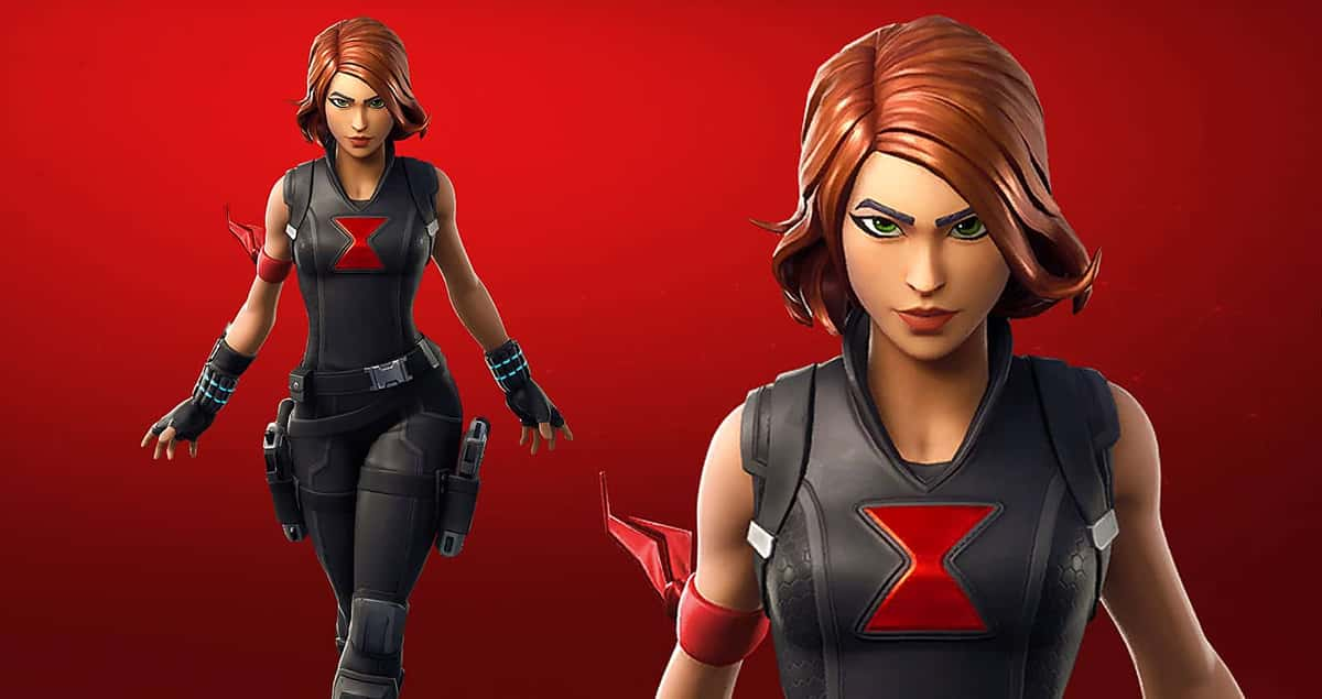 Fortnite Black Widow skin