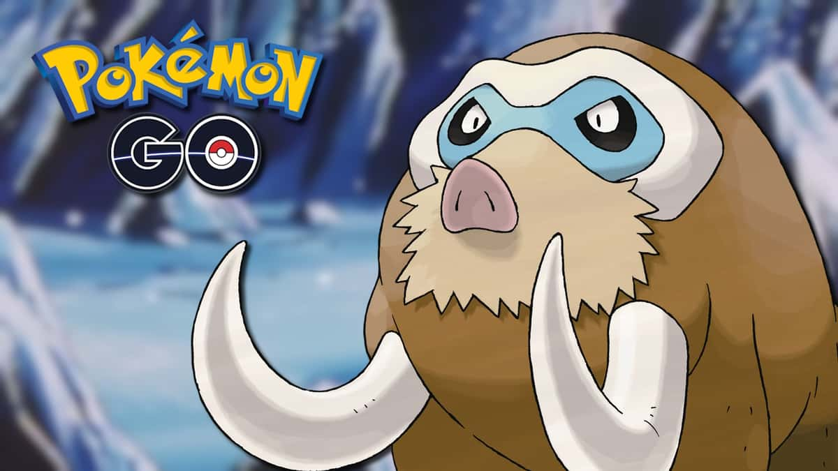 Mamoswine in Pokemon Go.