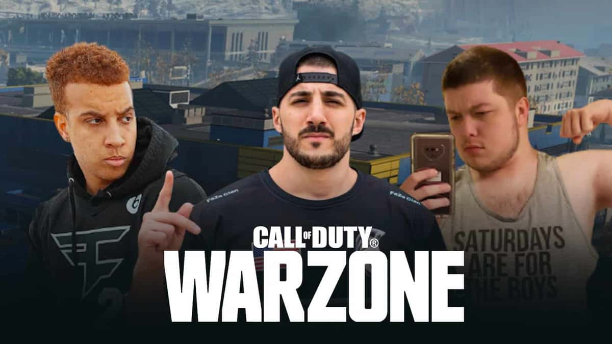 warzone streamers check who you played aydan nickmercs swagg