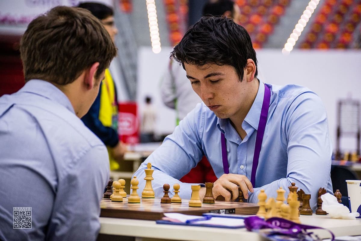 Grandmaster Eric Hansen at chess tournament