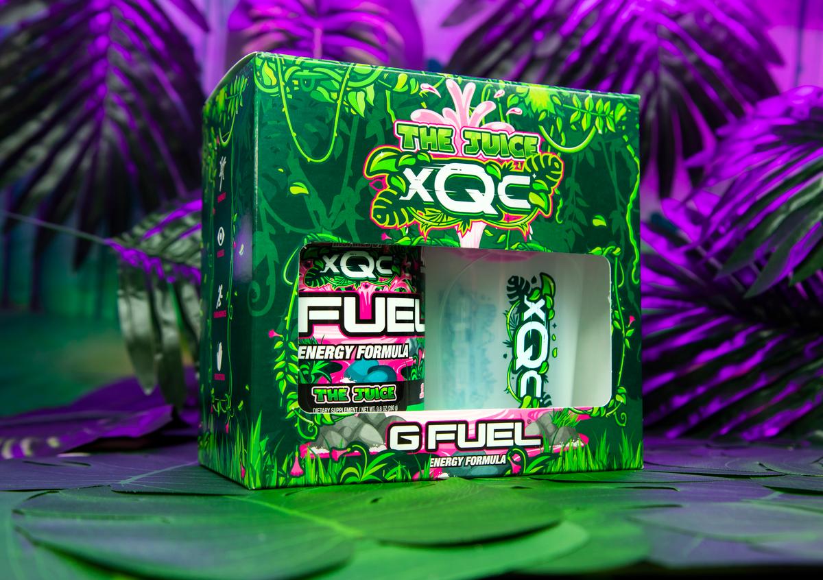 xqc the juice g fuel 