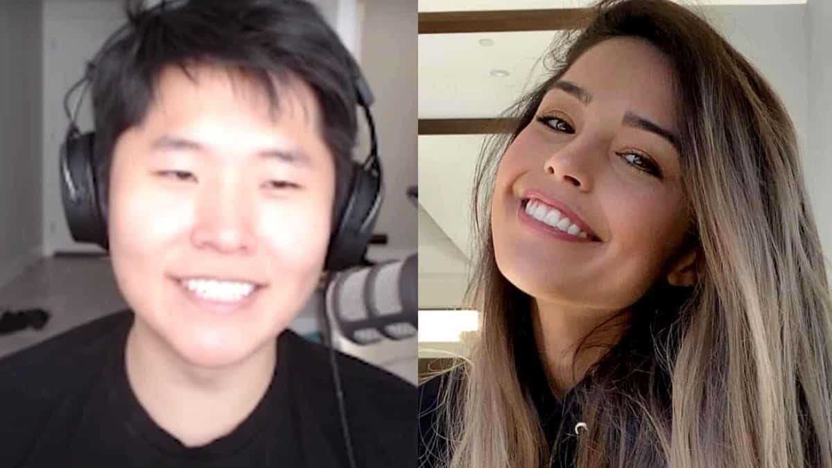 Disguised Toast next to image of Valkyrae