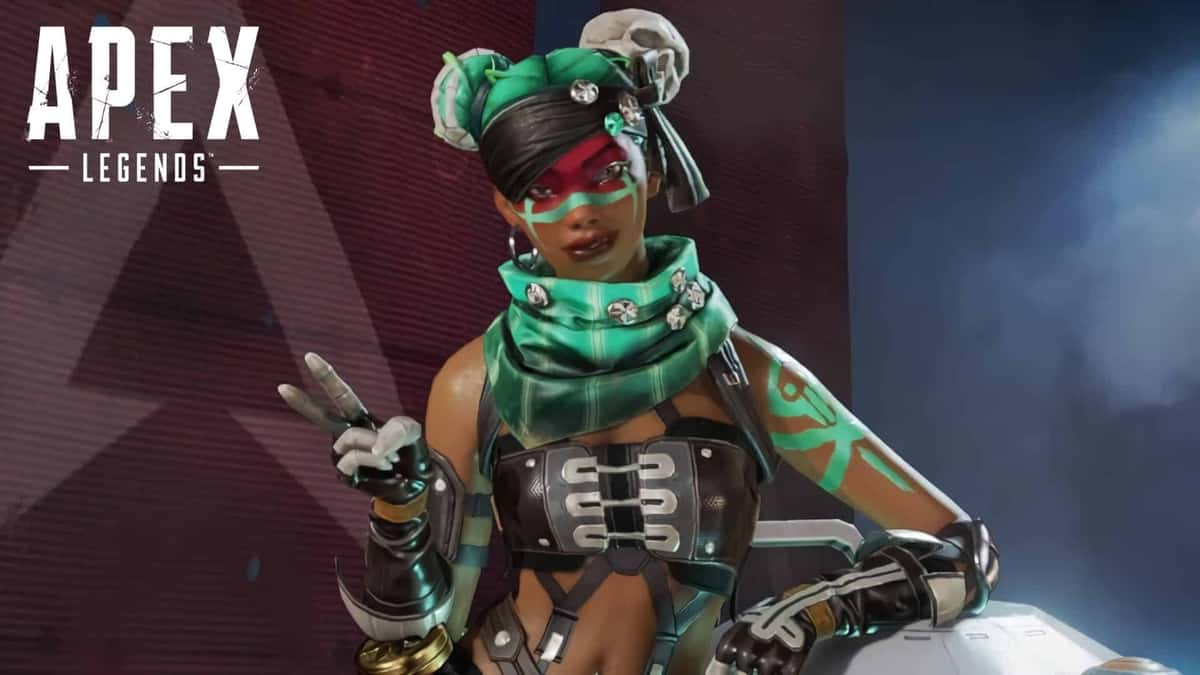 Lifeline in Apex Legends using an emote