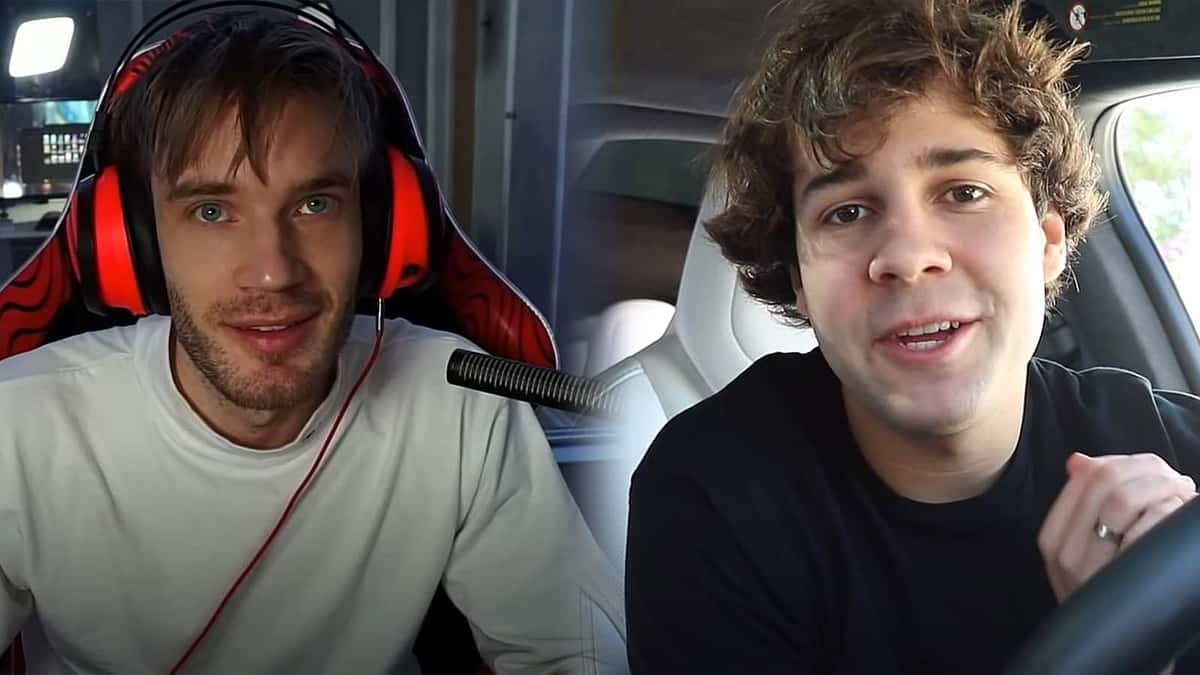 PewDiePie throws shade at David Dobrik