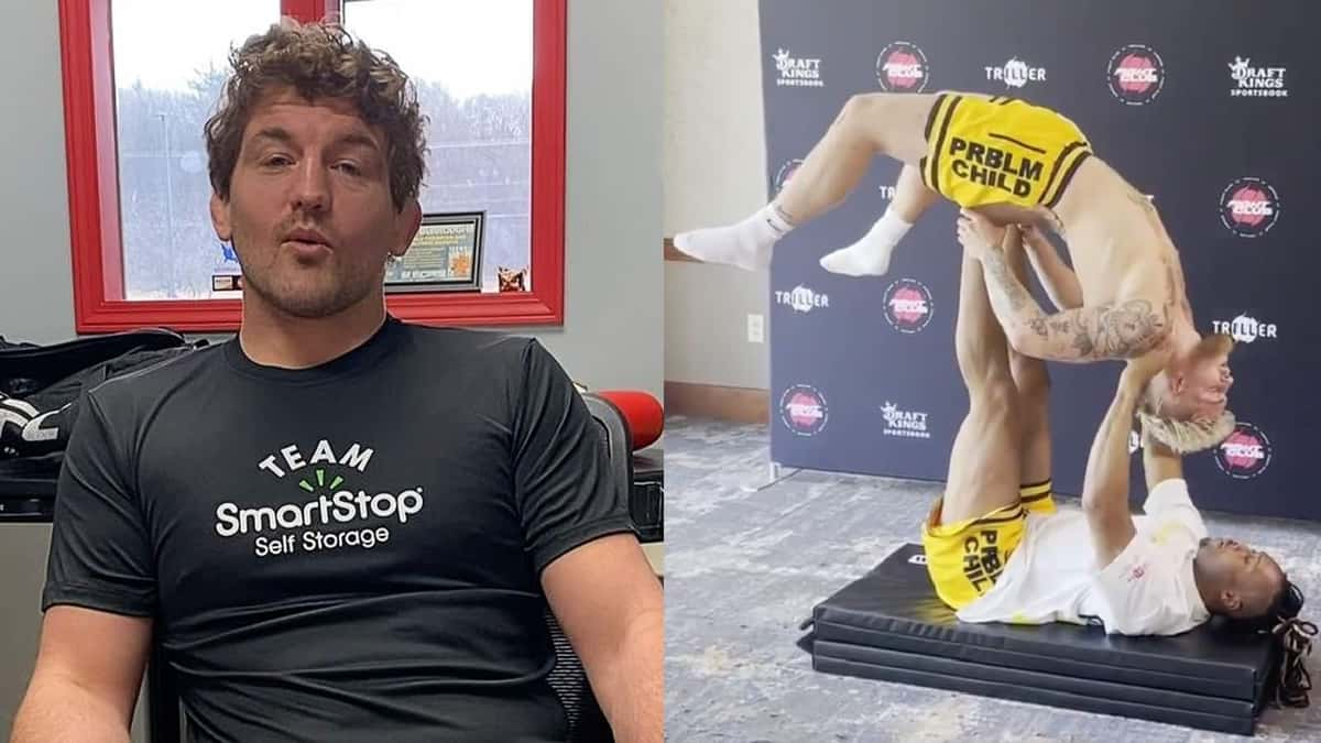 ben askren roasts jake paul open workout