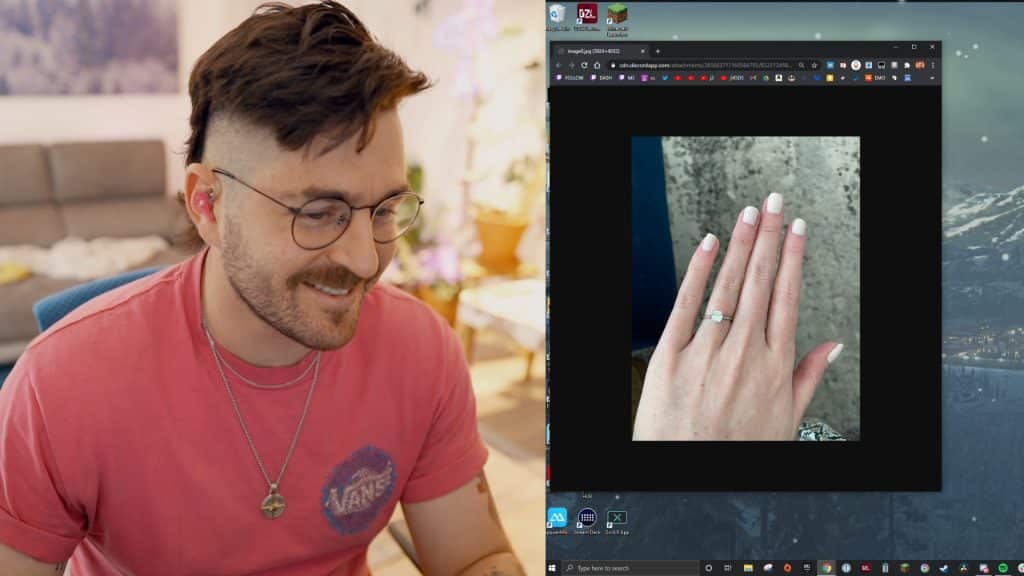 Julien Solomita Jenna Marbles Engagement Ring