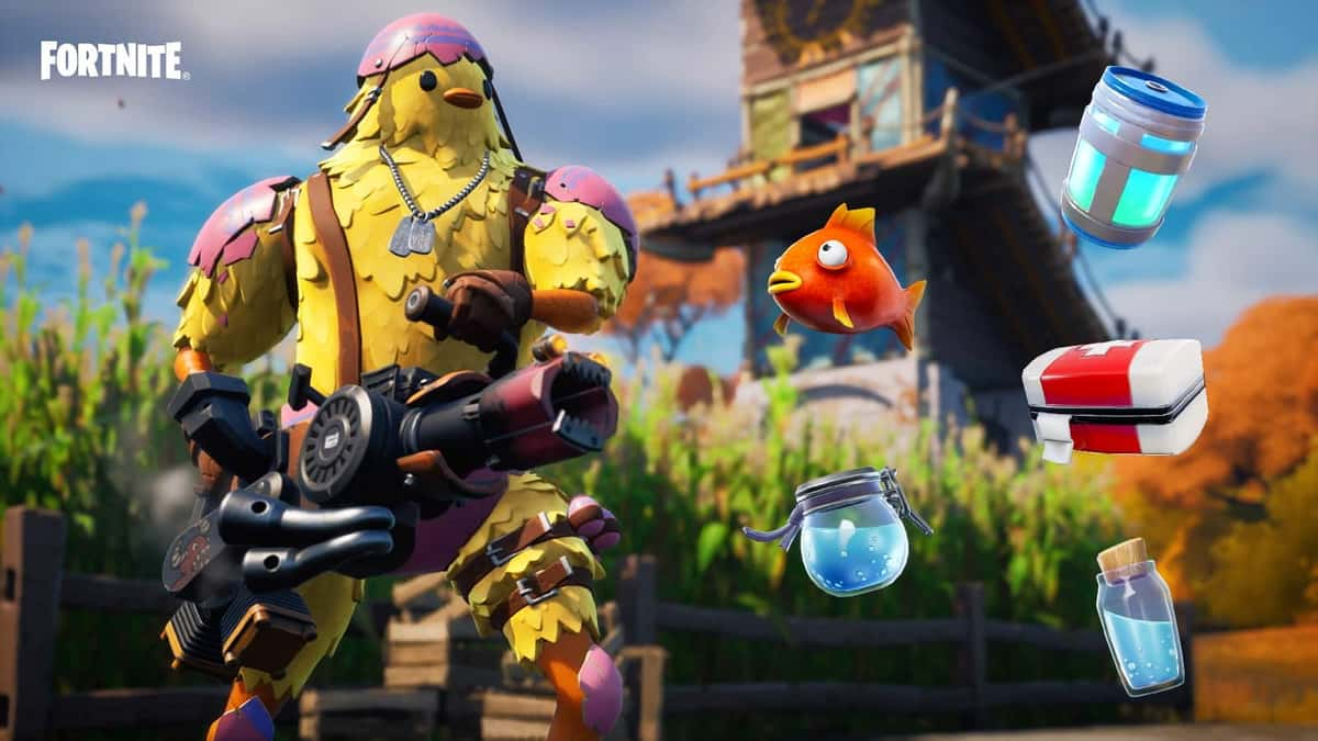 Fortnite Chapter 2 Season 6 Chicken Skin With Heals