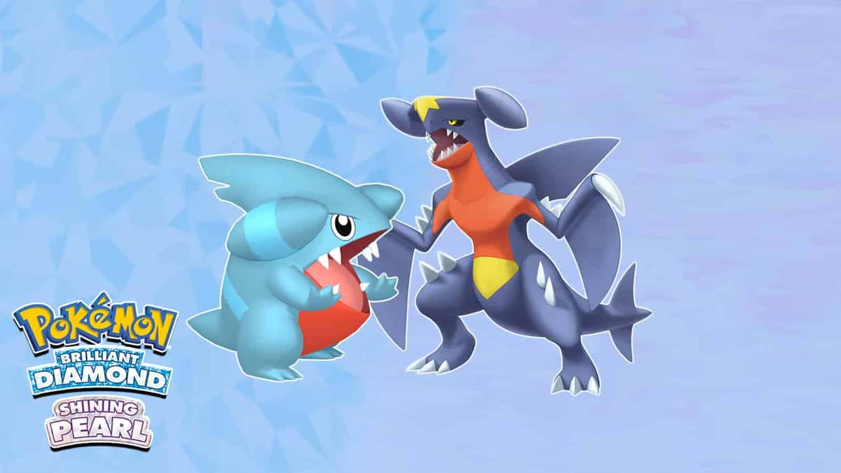 Pokemon Brilliant Diamond & Shining Pearl Gabite and Garchomp dex profile