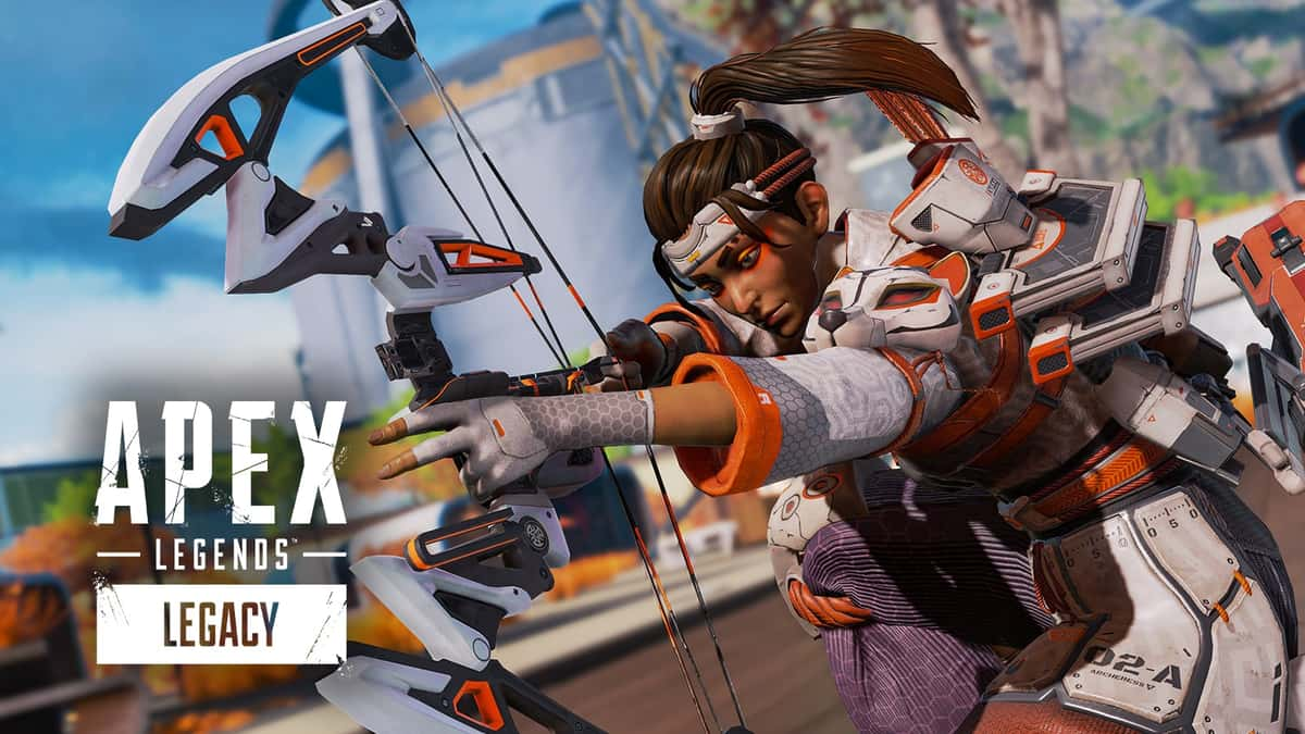 Rampart using Bocek Bow in Apex Legends