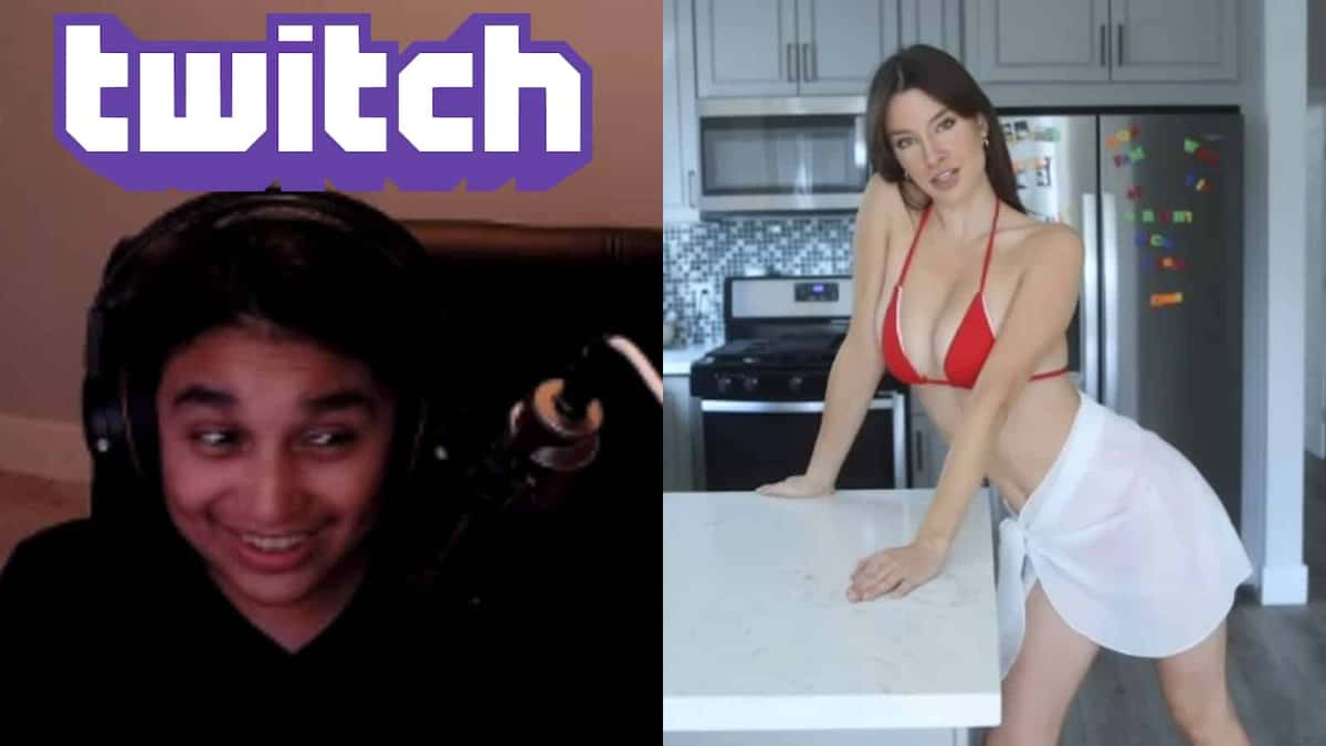 Twitch streamer watches video