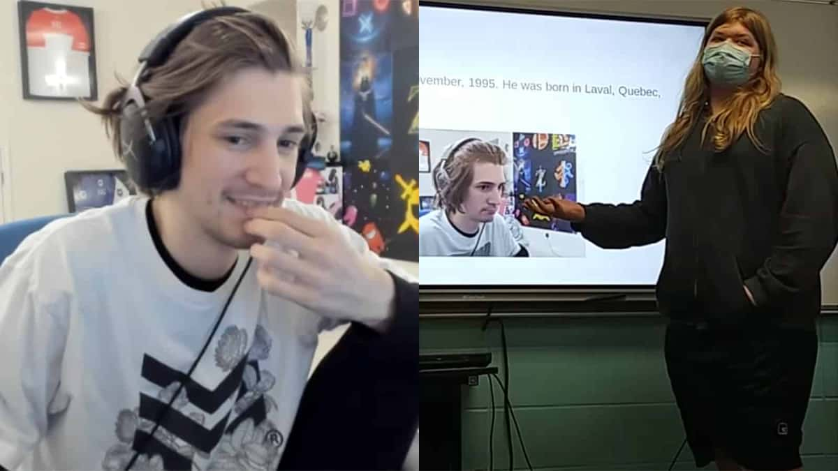 xQc fan presentation