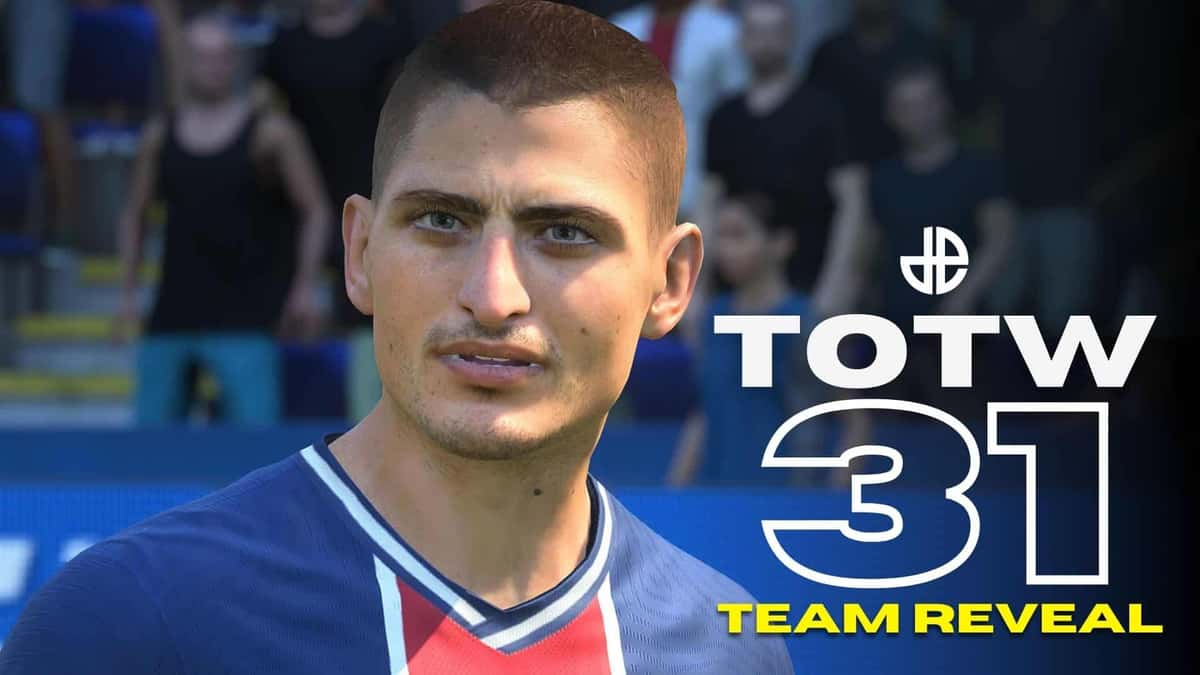 Marco Verratti in FIFA 21 TOTW 31 Team of the Week 31 predictions leaks revealed.