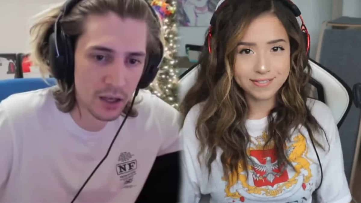 Twitch stars xQc and Pokimane