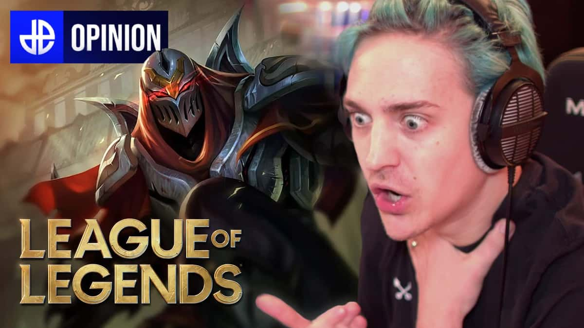 Ninja is finally back to his toxic Twitch best playing League of Legends.