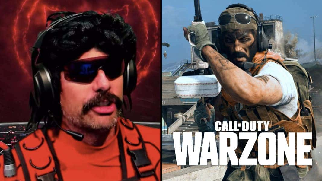 Dr Disrespect and Warzone season 3 character