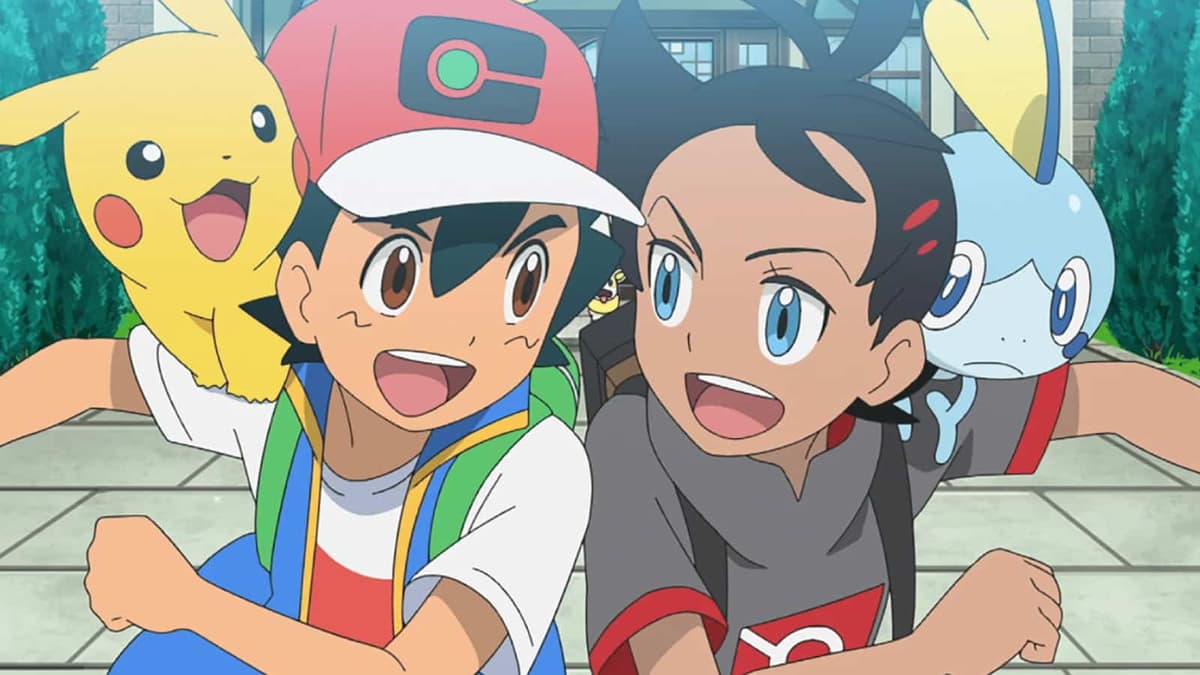 Pokemon Journeys Ash and Goh