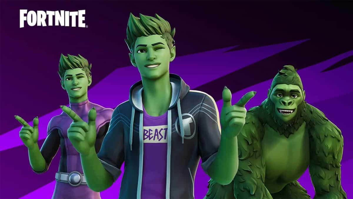 Fortnite Beast Boy skin