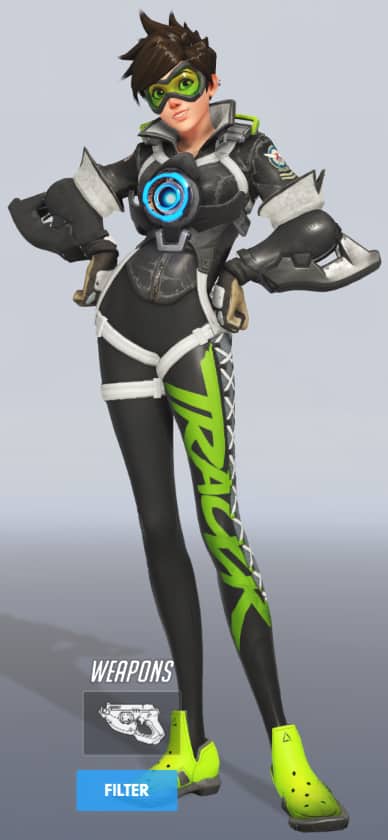 Overwatch Tracer sporty skin