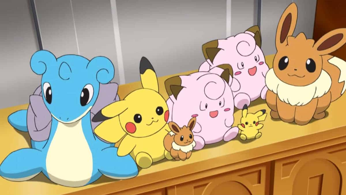 Pokemon Plushies in the Pokemon Anime