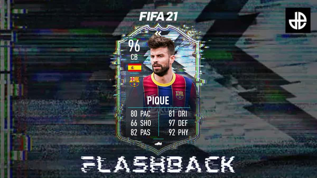 Gerard Pique FIFA 21 Flashback TOTS