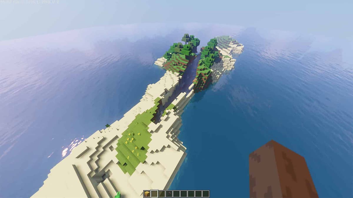 Shipwreck Island Minecraft seed