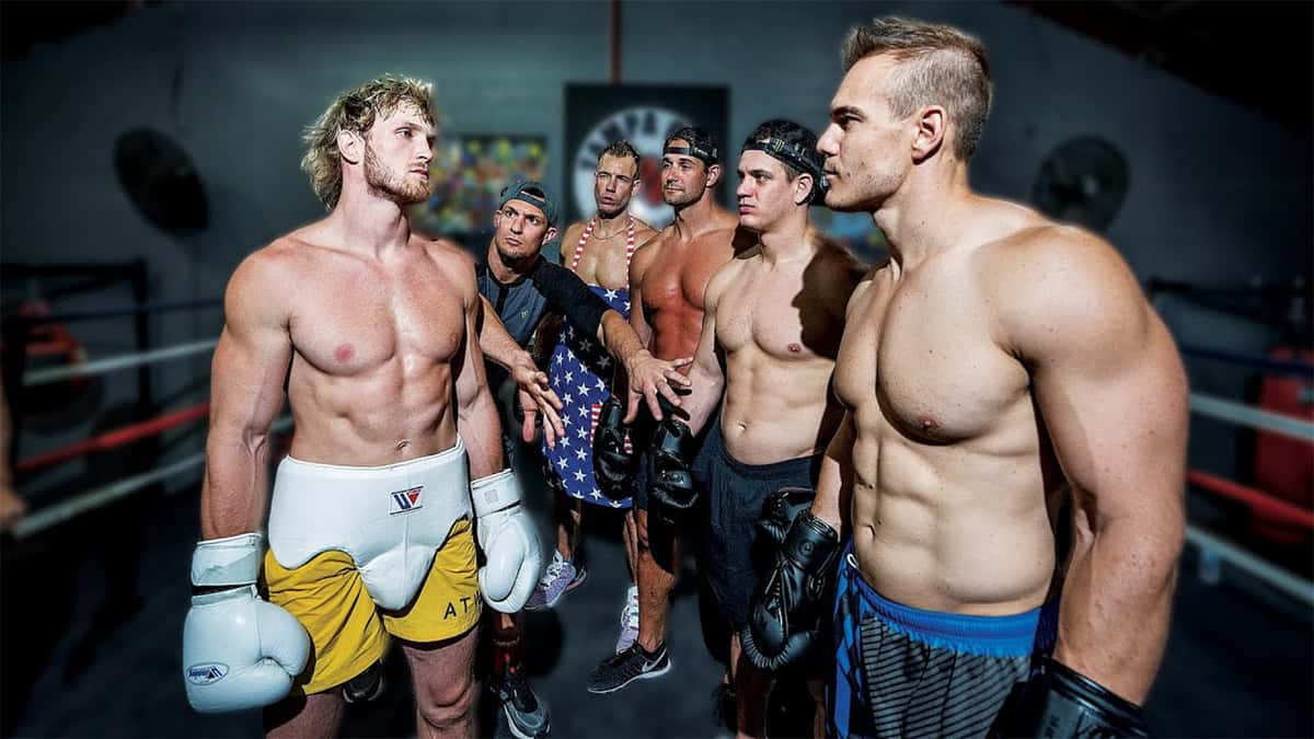 Logan Paul fights the Gronk brothers