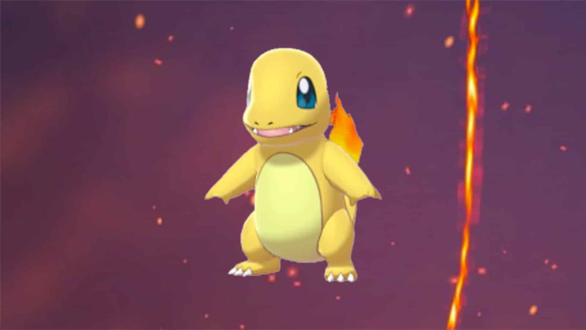 An image of Shiny Charmander in Pokemon Go