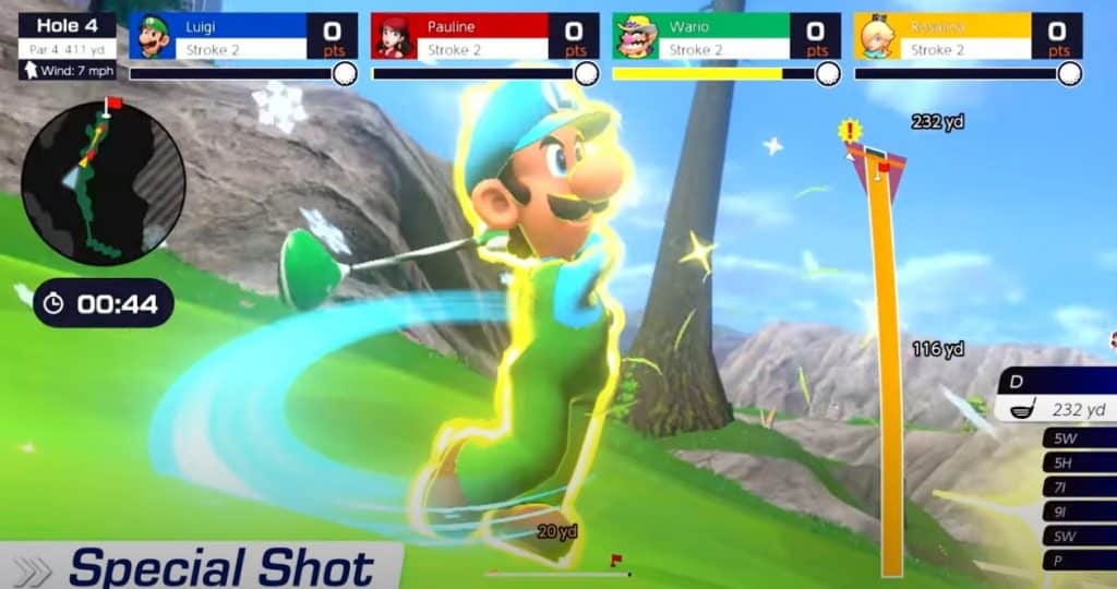 special moves mario super golf