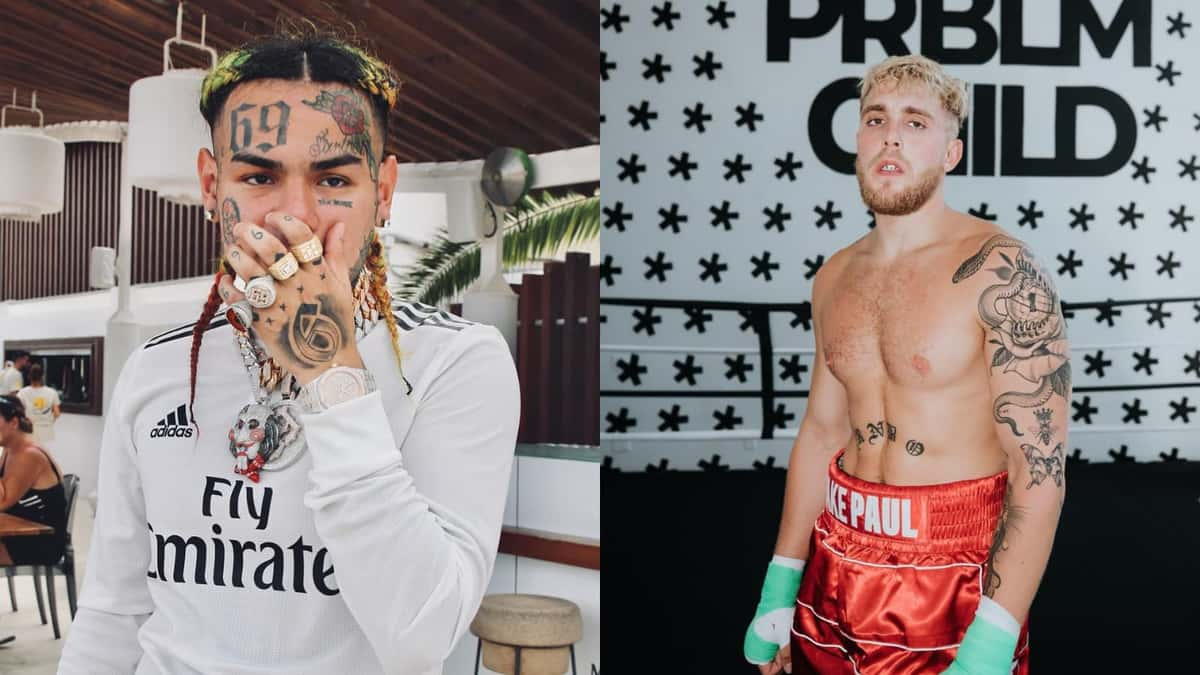 6ix9ine and Jake Paul boxing