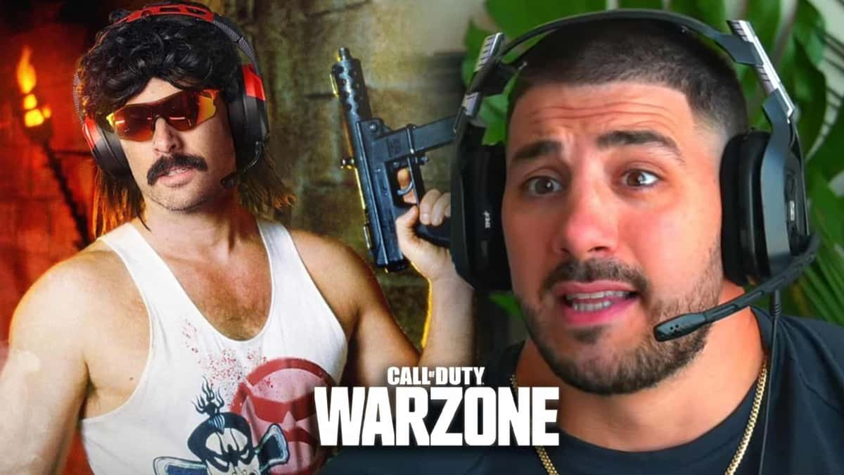 Dr Disrespect and Nickmercs arguing in Warzone