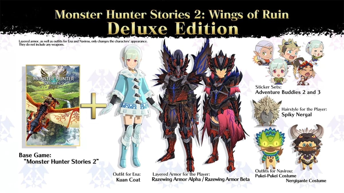 Monster Hunter Stories 2 deluxe edition