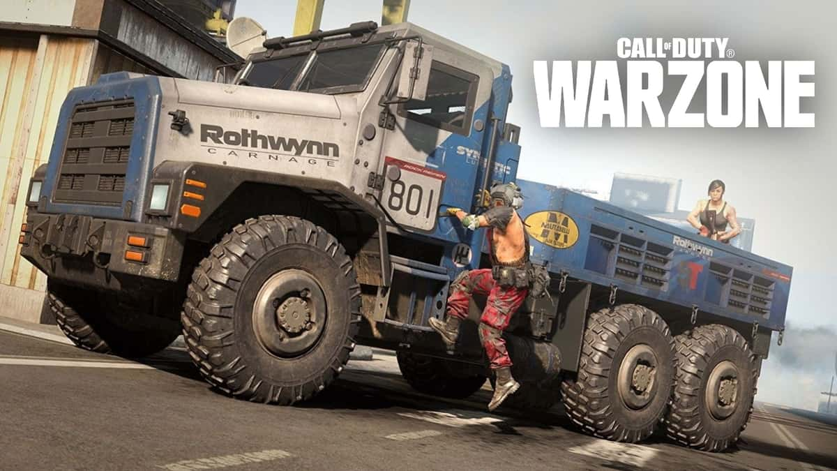 Warzone blue cargo truck