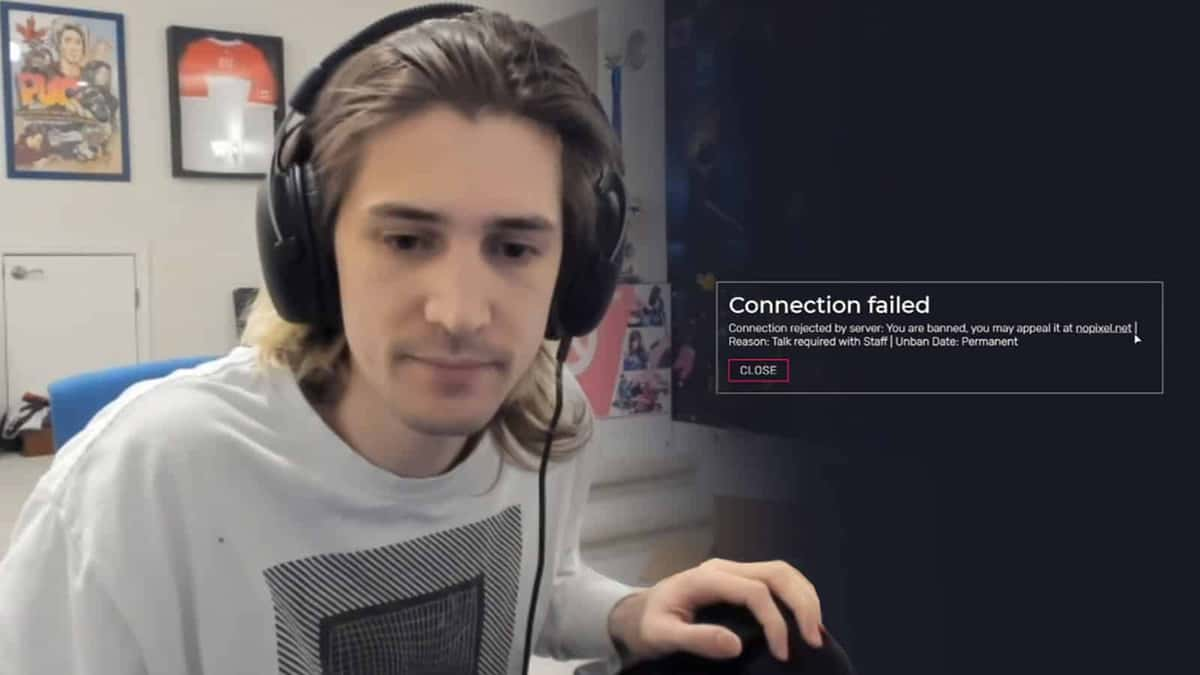 xQc has blamed Twitch fame for constant GTA RP NoPixel 3.0 bans.