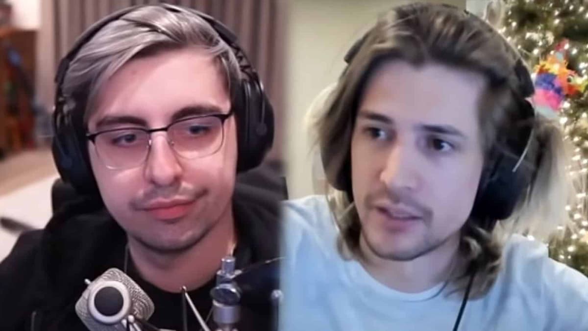 Twitch star shroud next to xQc