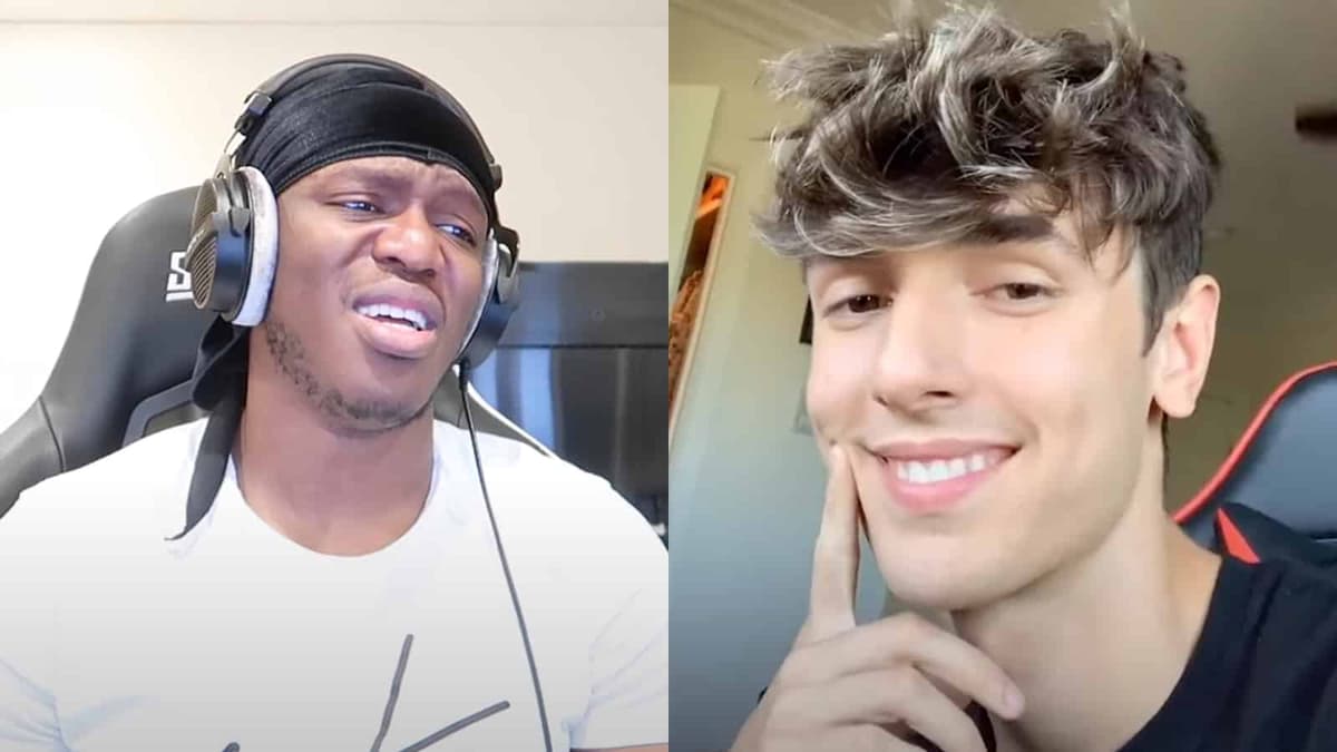 KSI reacts to Bryce Hall's TikToks