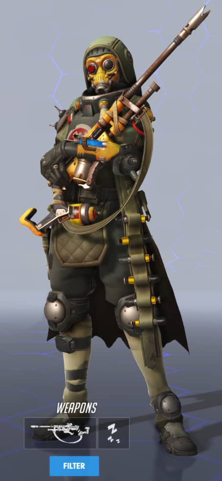 Overwatch ana Wasteland skin