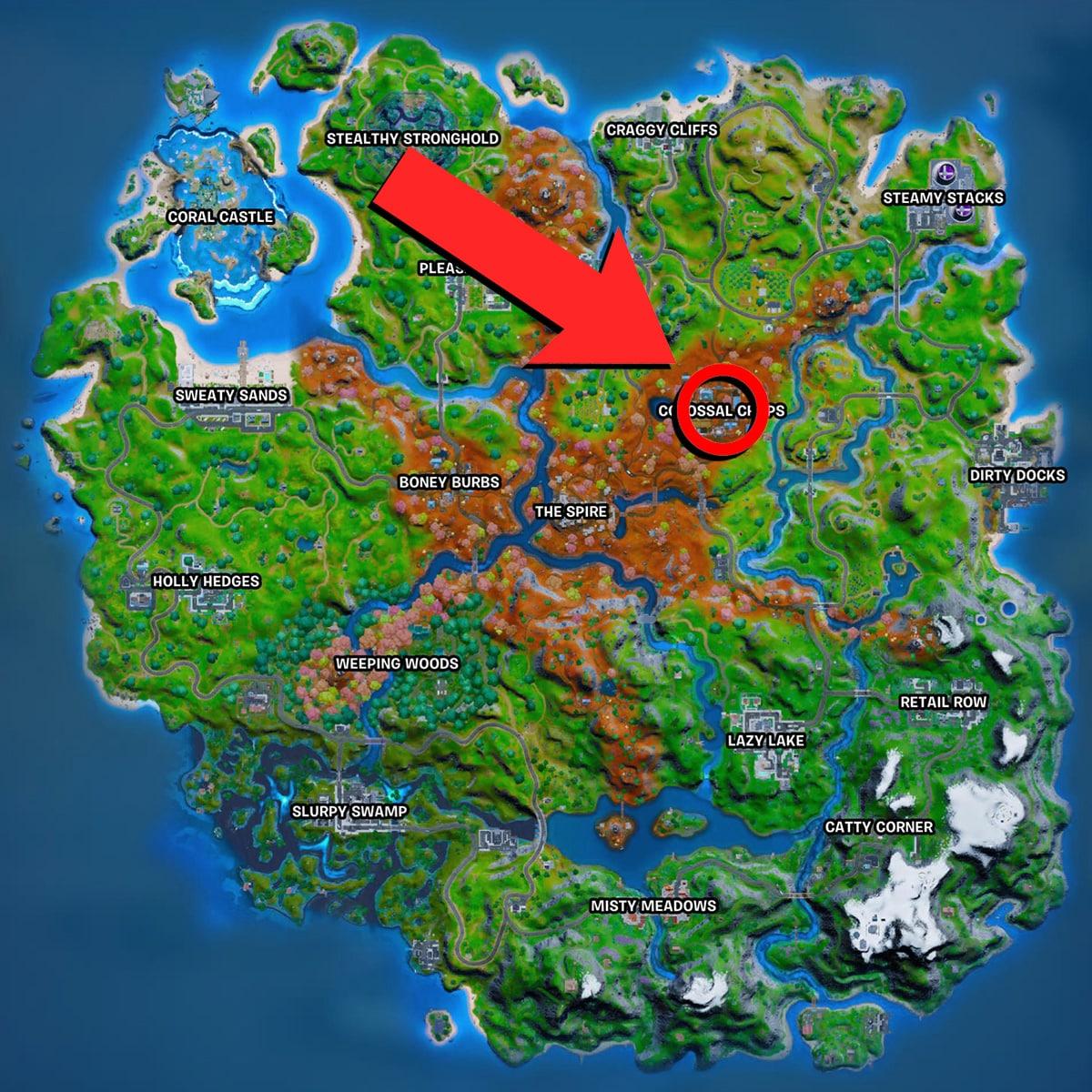 Fortnite Crop Circle Location