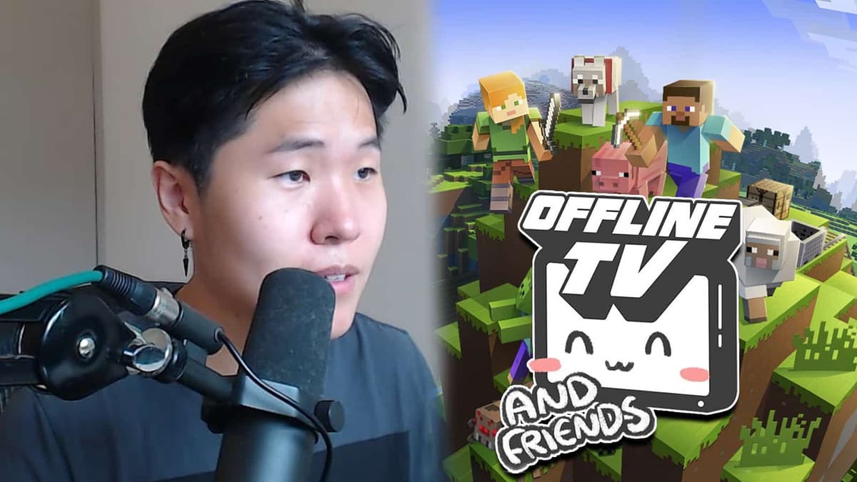 Disguised Toast next to Minecraft OTV logo