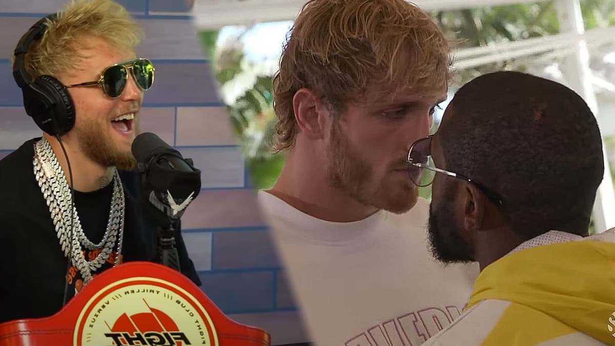 Floyd Mayweather not upset Jake Paul hat stunt