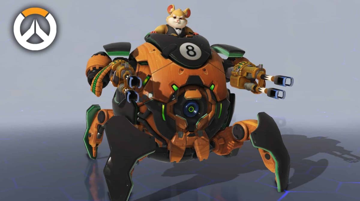 Overwatch Wrecking Ball eight ball skin