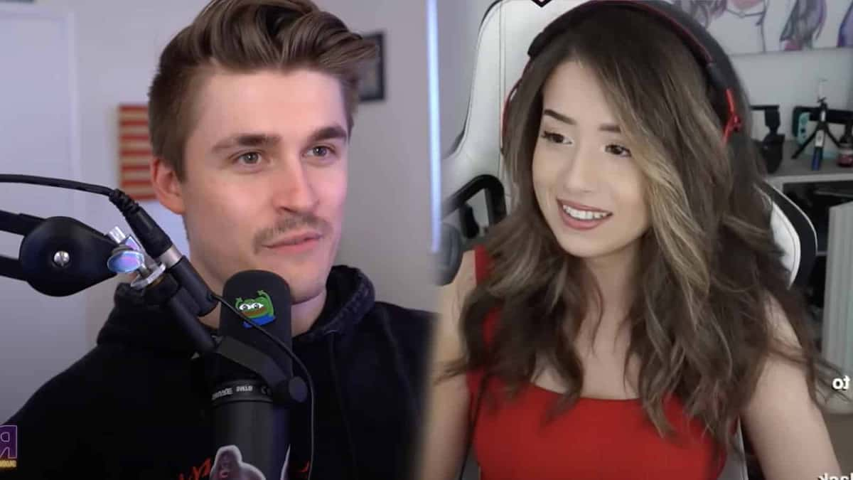 Twitch streamer Ludwig next to Pokimane