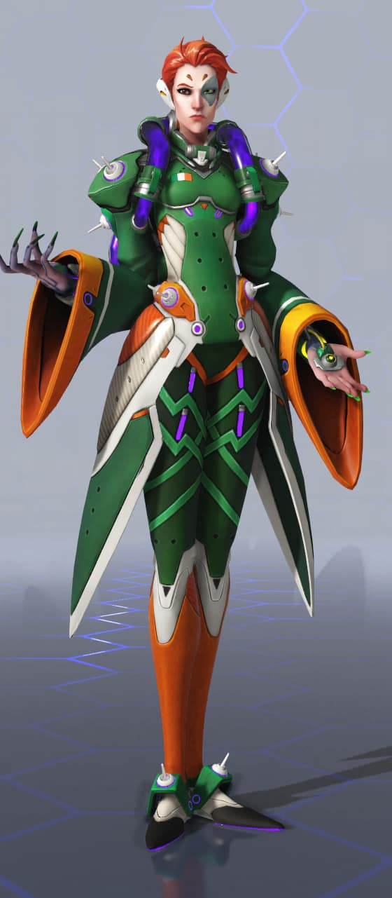 Moira's Eireannach skin for Overwatch