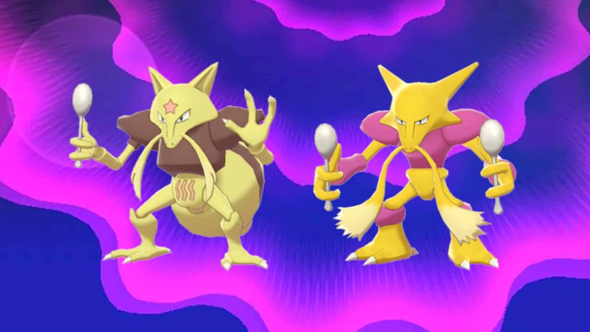 Pokemon GO Shiny Kadabra and Alakazam