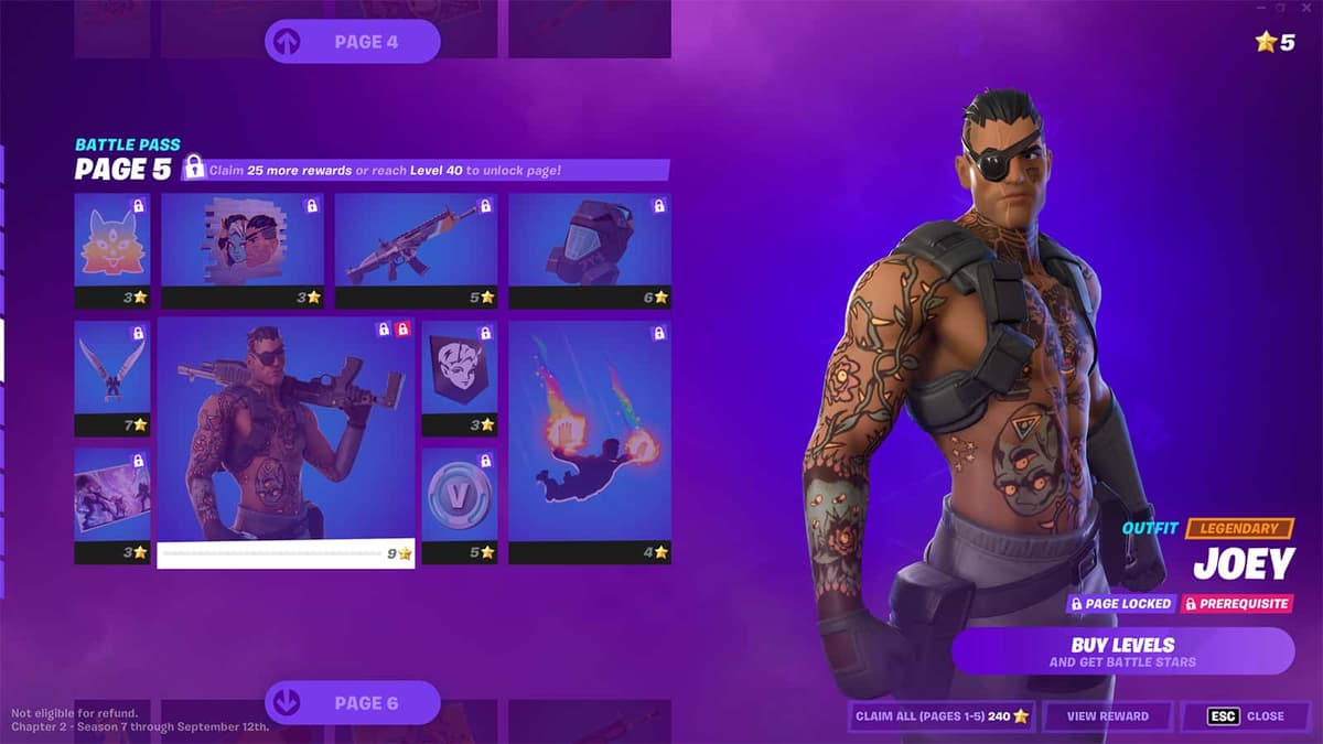 Joey Fortnite skin