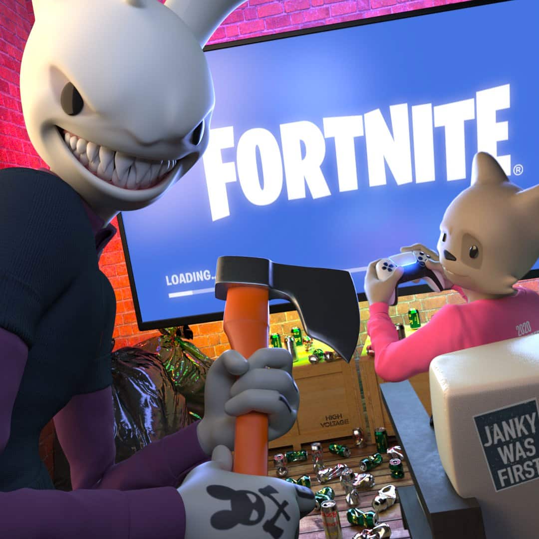 Fortnite Guggimon and Janky