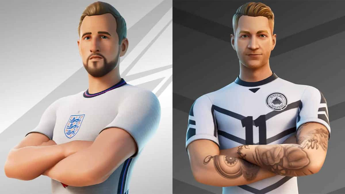 Fortnite Harry Kane Marco Reus skins