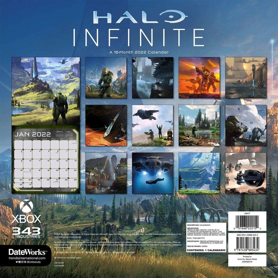 halo infinite calendar