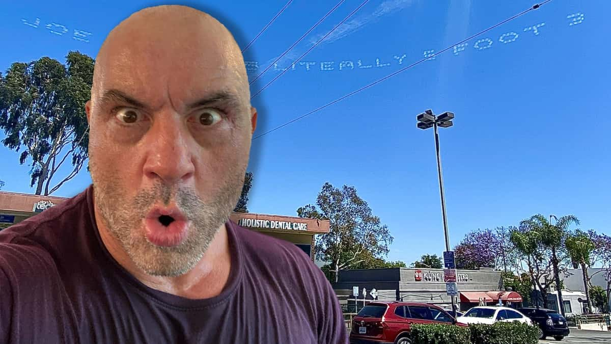 Joe Rogan Height Skywrite Meme