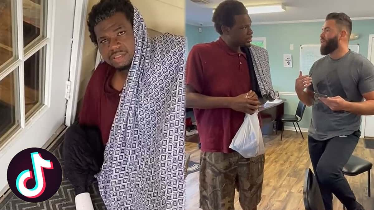 Homeless man's story goes viral on TikTok