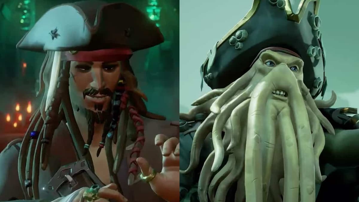 davey jones captain jack sea of thieves